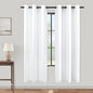 KOUFALL White Room Darkening Curtains 72 Inches Long by KOUFALL