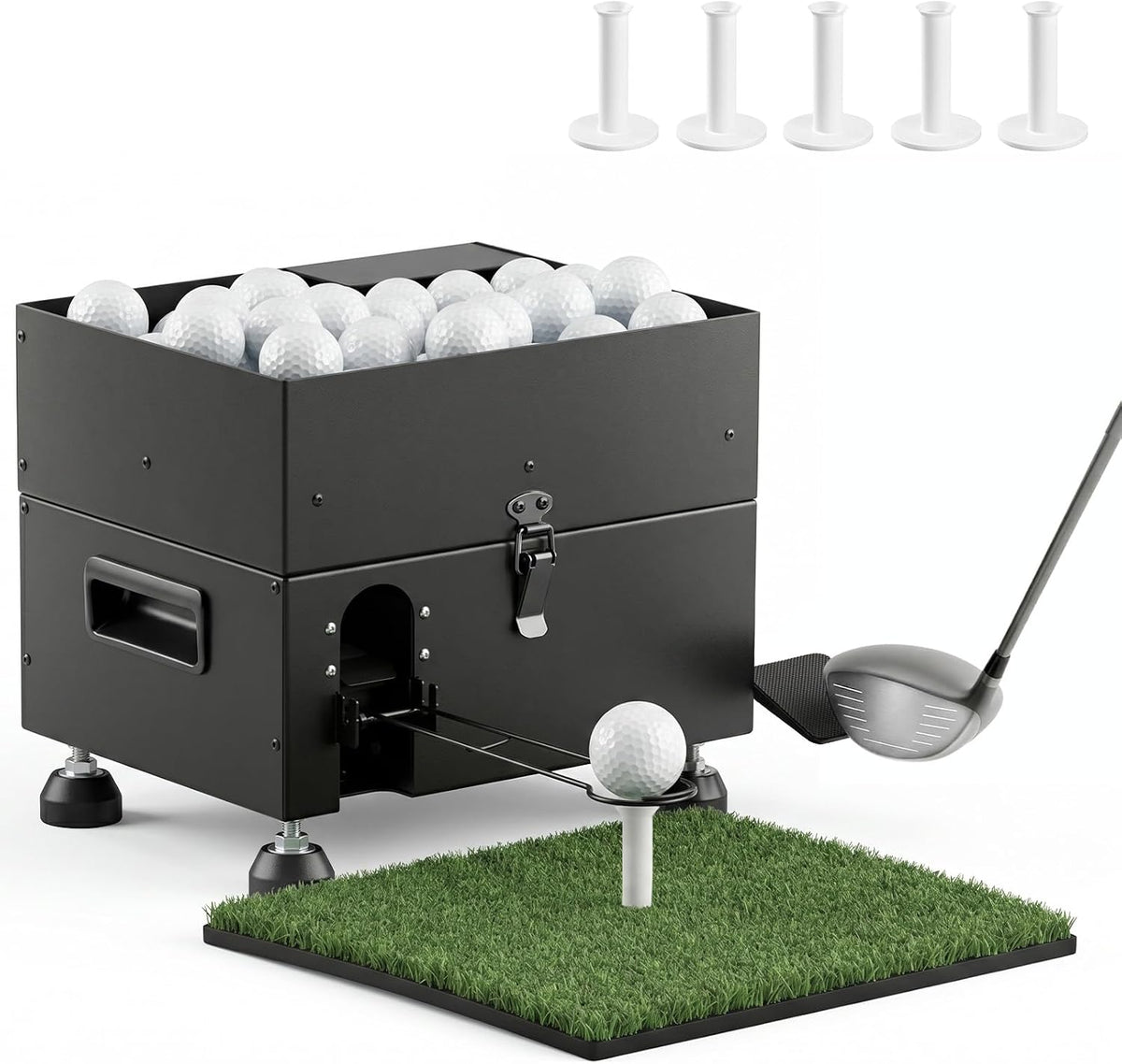 range reload golf ball dispenser, automatic golf ball, main product view