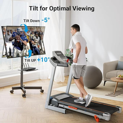 PERLESMITH Mobile TV Stand for 23-60 Inch LCD LED Flat/Curved Screen TVs - Image 3