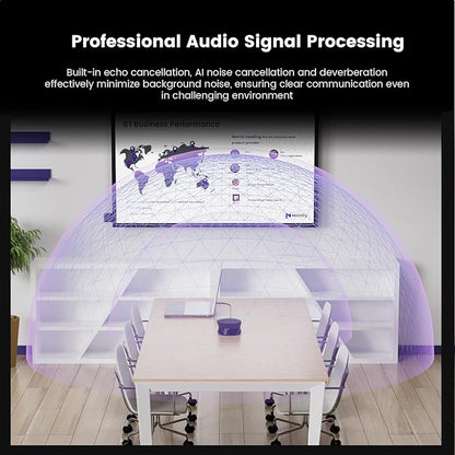 NEARITY A11 Conference Speaker and Microphone, 4 Mics USB Speakerphone - Image 5