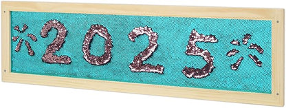 Monläurd® Sequin Sensory Wall Panel – Reversible Flip Fabric Board by Monl%C3%A4urd