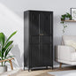 Yizosh Metal Pantry Cabinet, Tall Kitchen Pantry Storage Cabinet by Yizosh