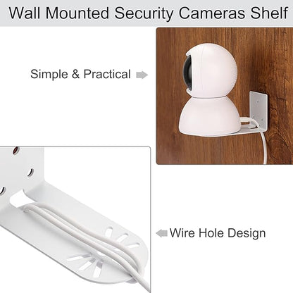 Sumnacon 2PCS Wall Mount Camera Shelf- Metal Small Wall Shelf - Image 5