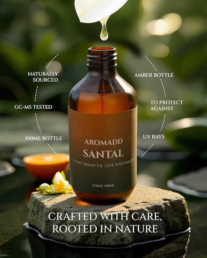 Aromadd Santal Diffuser Oil Inspired by Luxury Hotel Scent, Essential Oils - Image 7