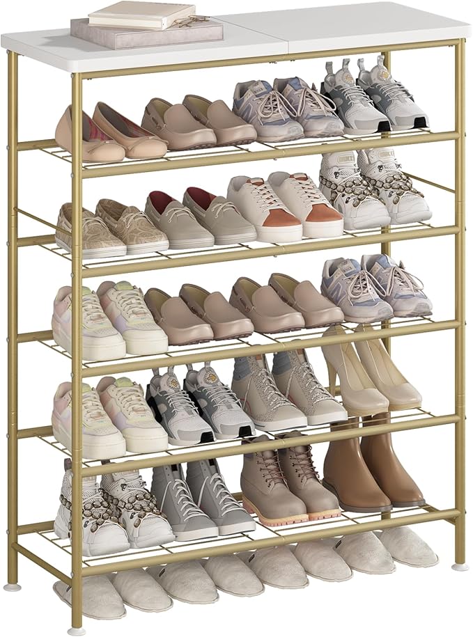 SUOERNUO Shoe Rack Organizer 6 Tier by MAKELIFESIMPLE