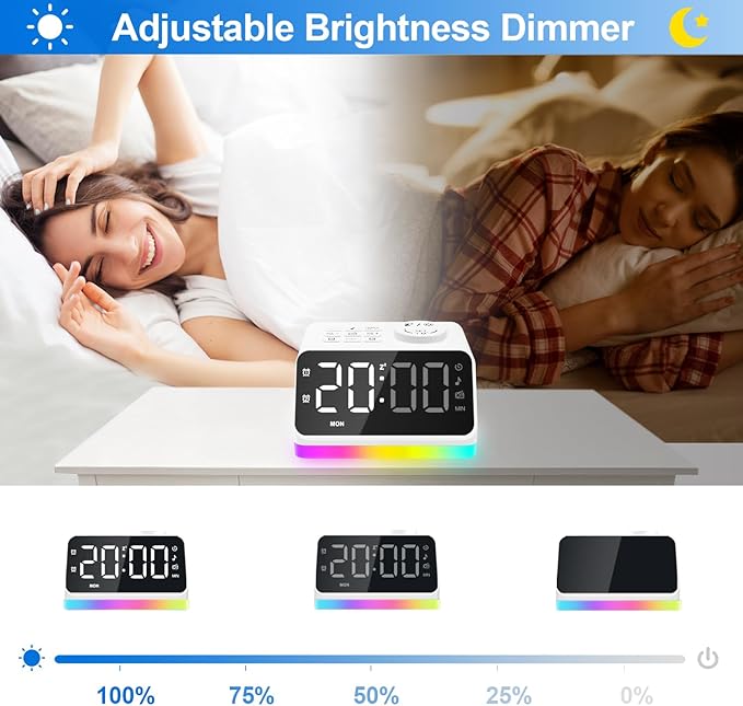 JALL Digital Alarm Clock with FM Radio - Image 5