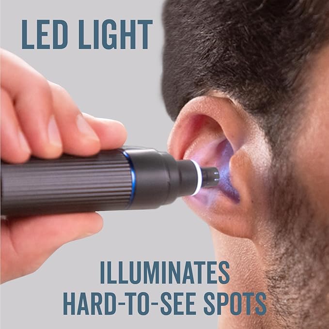 Microtouch Titanium Edge Ear & Nose Trimmer – Dual Rotary Blade Heads - Image 7