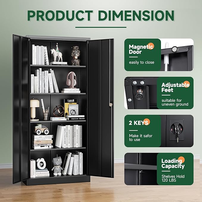 Letaya Metal Garage Storage Cabinets - Image 6