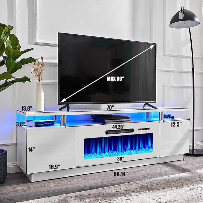 AMERLIFE Fireplace TV Stand - Image 3