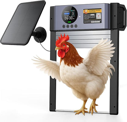 Automatic Chicken Coop Door – Solar Powered Auto Chicken Door by Pidemeo
