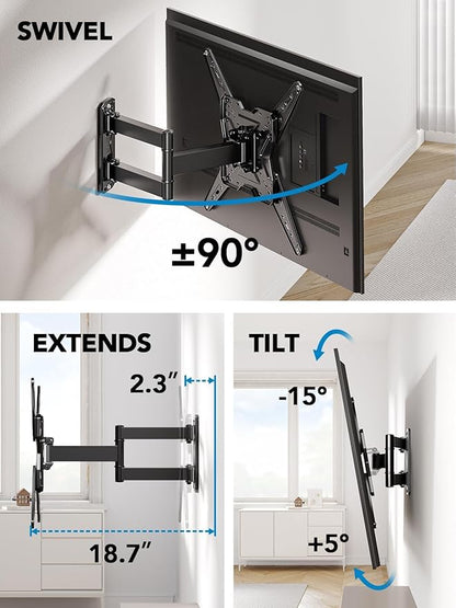 Pipishell Full Motion TV Wall Mount - Image 7