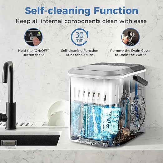 COSTWAY Countertop Ice Maker - Image 4