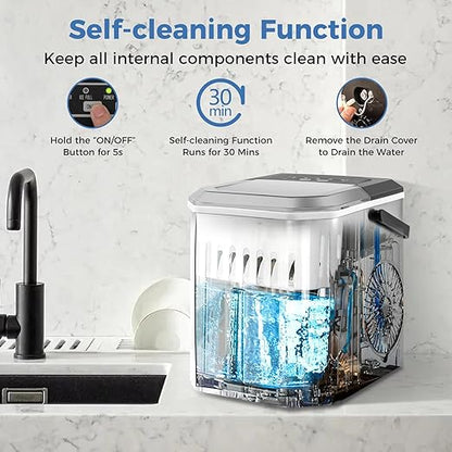 COSTWAY Countertop Ice Maker - Image 4
