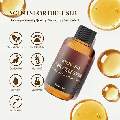 AROMADD 24K Celestia Diffuser Oil Inspired by Luxury Hotel Scent 3.38 Fl Oz - Image 4