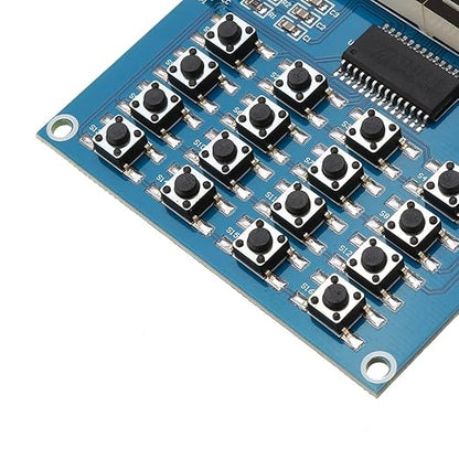 2PCS TM1638 LED Display 8Bit Digital Tube Module 16 Keys 3-Wire Control Keyboard - Image 5