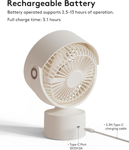 CARONSORT Desk Fan, Small Oscillating Fan - Image 7