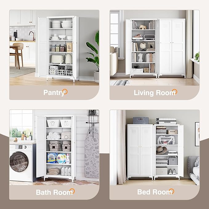 Yizosh Metal Storage Cabinet - Image 5