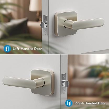 ULTRALOQ Passage Lever Door Handle, Reversible Handle No Lock - Image 4