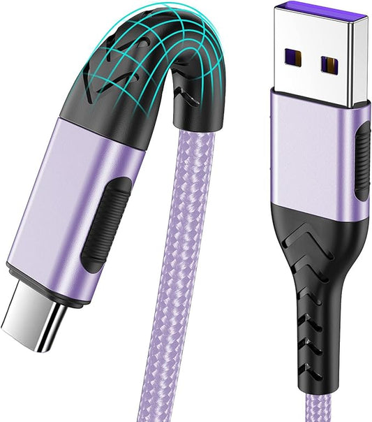 Durcord USB Type C Cable, 10 Foot Type C Charger Premium Nylon Braided USB by Durcord