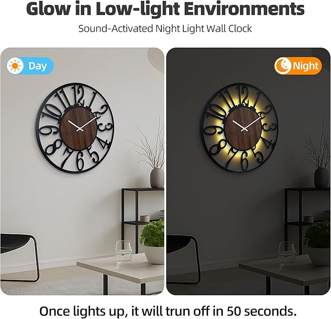 Casaformia 30'' Large Silent Wall Clock - Image 2