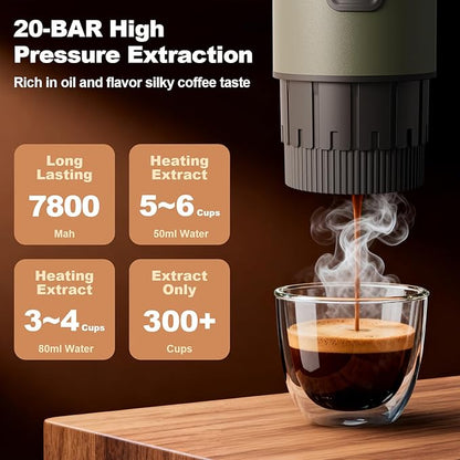 Portable Espresso Maker, 3 in 1 Coffee Maker Set - Image 5