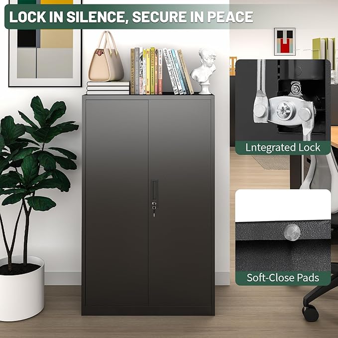 42" Folding Metal Storage Cabinet - Image 6