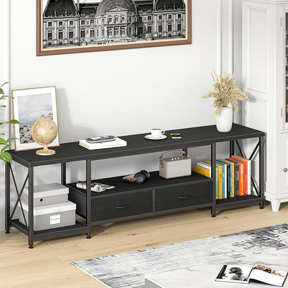 GYIIYUO TV Stand with Fabric Drawers - Image 7