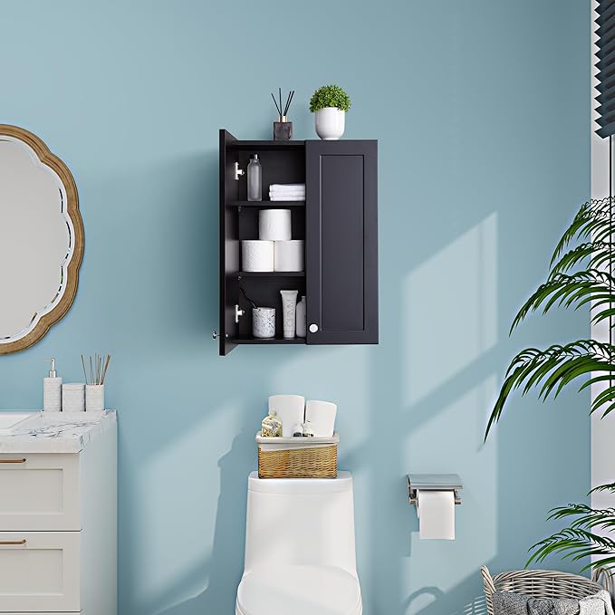 Matte Black Wall Mount Medicine Cabinet - Image 7