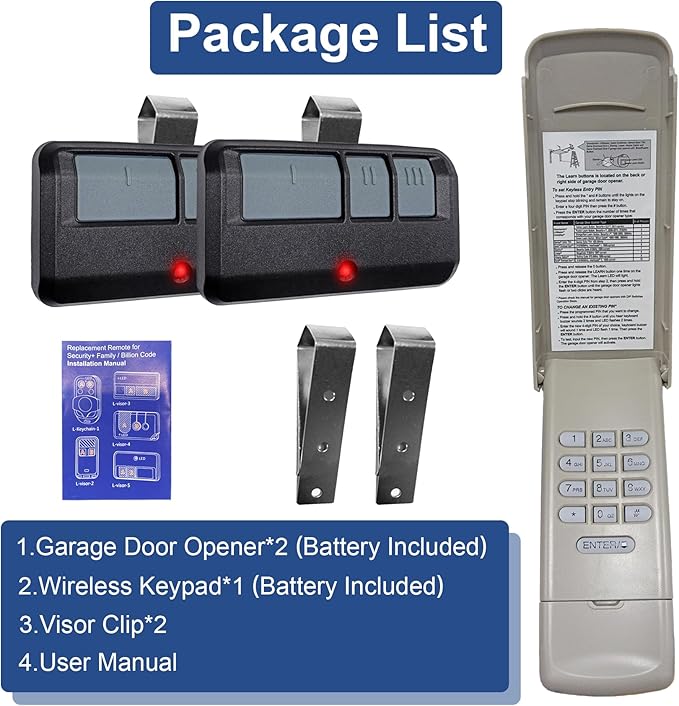 Universal Garage Door Opener Keypads & Remotes - Image 7