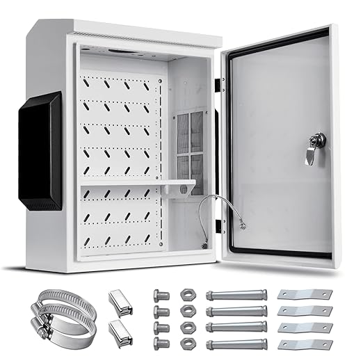 Outdoor Electrical Box, Cold-Rolled Steel Plate, Aluminum Alloy Back Beam by Namunanee