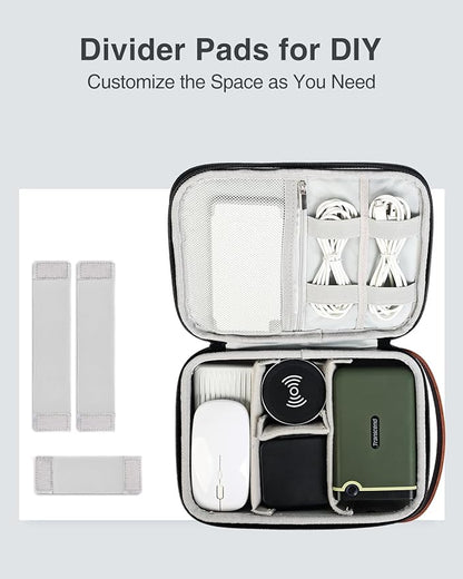 Luxtude Electronics Organizer Travel Case, Portable Tech Organizer - Image 6