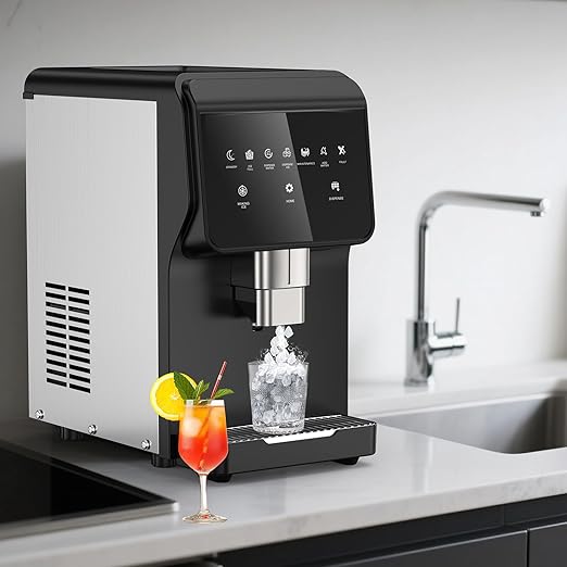Nugget Ice Maker Countertop 50 LBS/Day, 5 LBS Ice Bin, Water Dispenser - Image 8