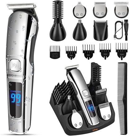 Ufree Beard Trimmer for Men, Waterproof Electric Razor for Nose, Face & Mustache by Ufree