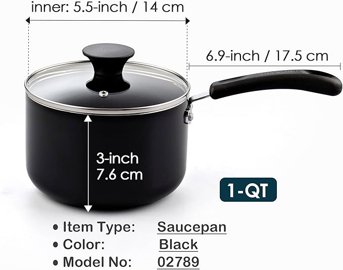 Cook N Home Nonstick Sauce Pan - Image 2