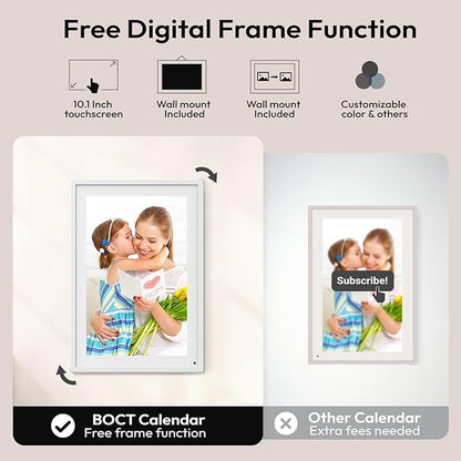 BOCT 10.1'' Digital Calendar Wall - Image 6