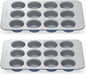 Caraway Non-Stick Ceramic 12-Cup Muffin Pan Duo by Caraway