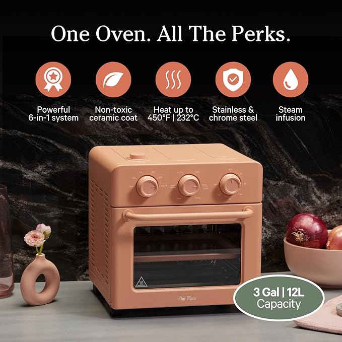 Our Place Wonder Oven | 6-in-1 Stainless Steel Air Fryer Toaster Oven Combo - Image 2