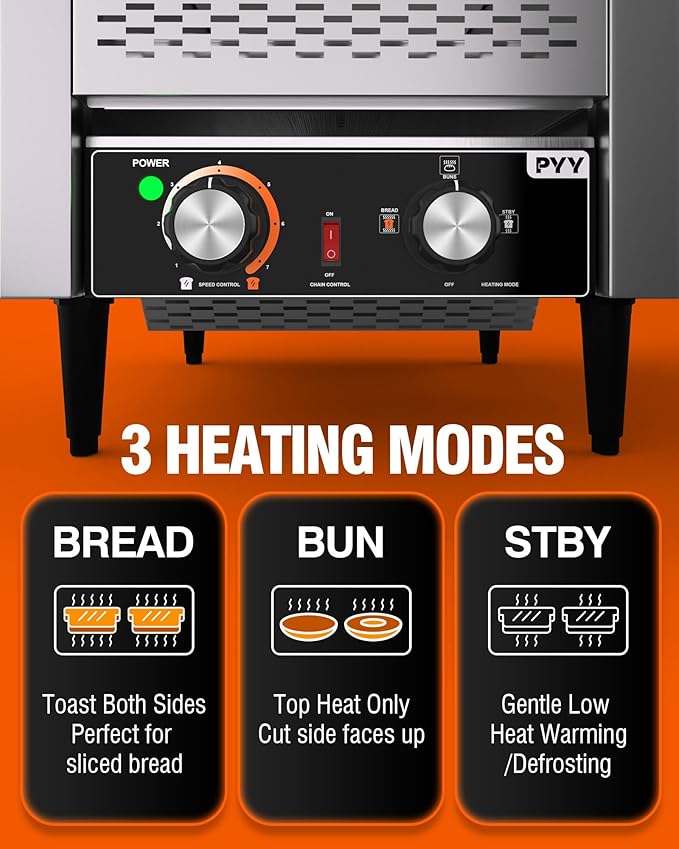 PYY Commercial Conveyor Toaster - Image 3