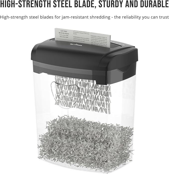 12-Sheet Cross-Cut Paper Shredder, P-4 Security Level - Image 3