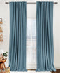 100% Blackout Shield Linen Blackout Curtains by 100BlackoutShield
