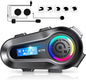 SUOOKC Motorcycle Bluetooth Headset 2 Riders Intercom Headphone Motorcycle by SUOOKC