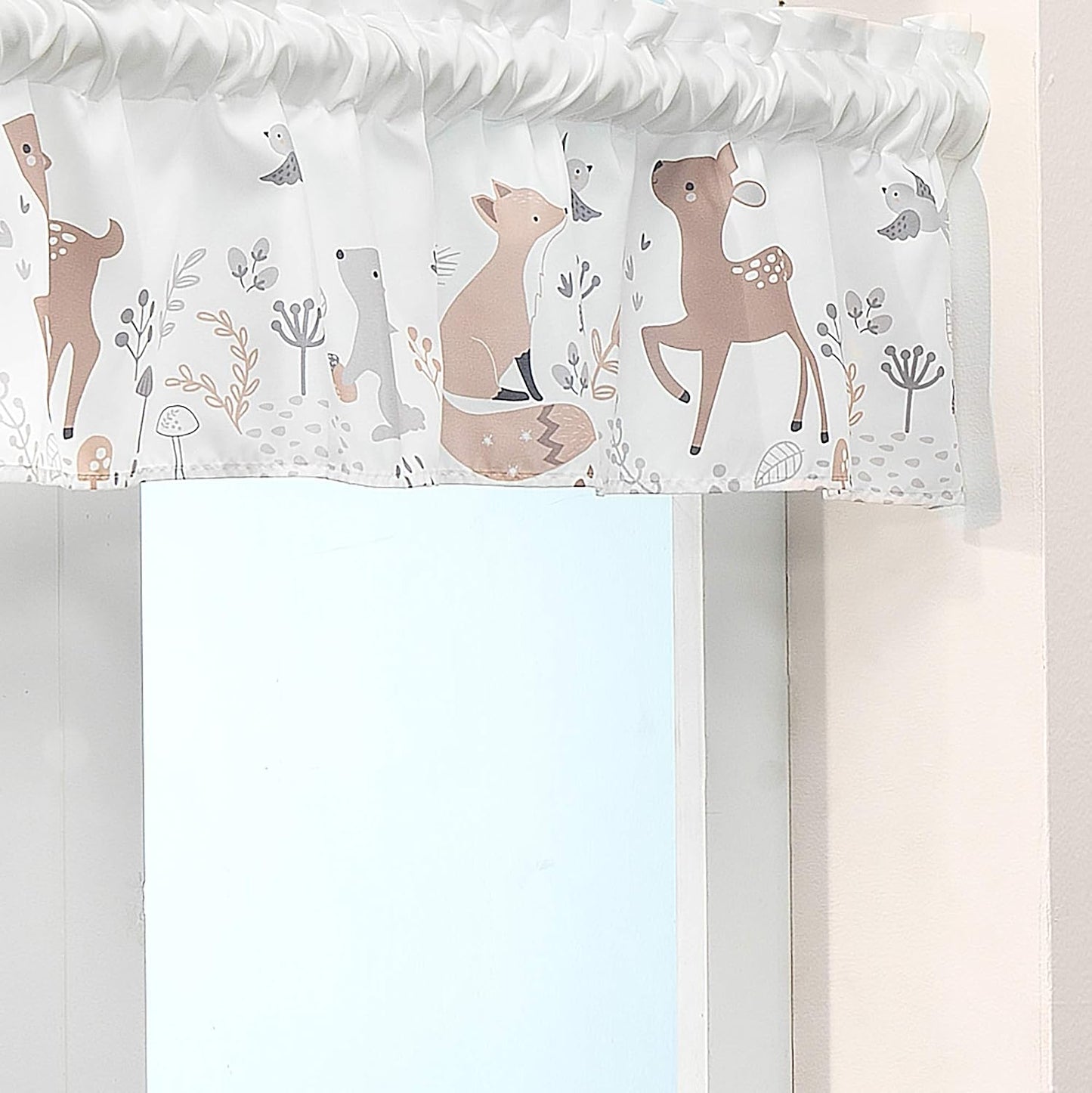 Bedtime Originals Deer Park Window Valance, Multicolor (285029)