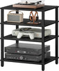 4-Tier AV Media Player Stand, Modern Stereo Cabinet, Wooden TV Stand, Game by LELELINKY