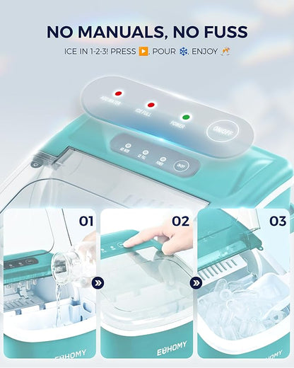 EUHOMY Countertop Ice Maker Machine - Image 6