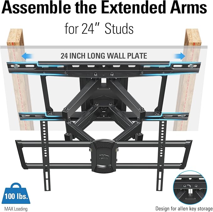 Mounting Dream UL Listed Full Motion TV Mount - Image 2