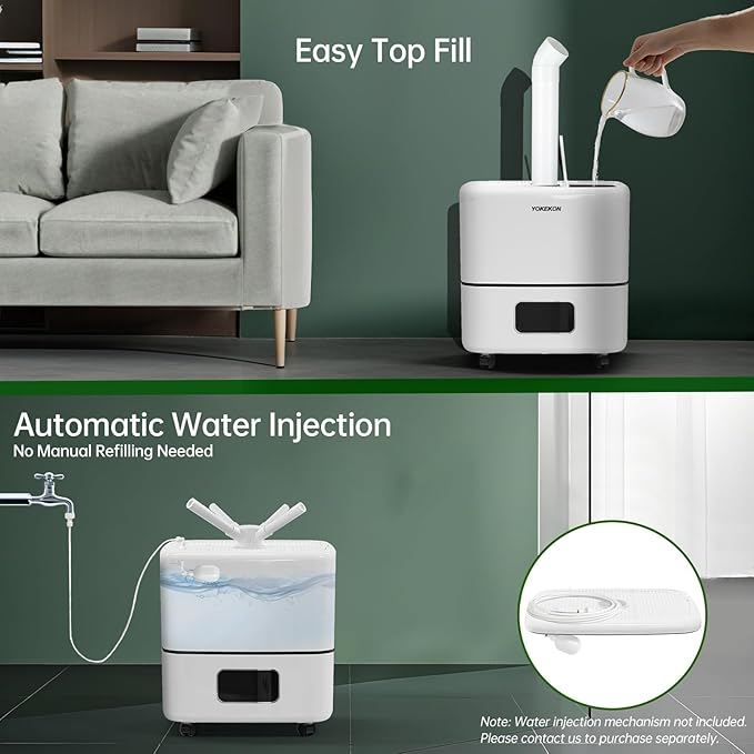 YOKEKON Humidifier Large Room 30L/7.93Gal, 5000 sq.ft Commercial Whole House - Image 5