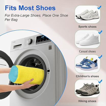 Cilkus Shoe Washing Machine Bag – 2 Pack Reusable Laundry Shoe Bag - Image 5