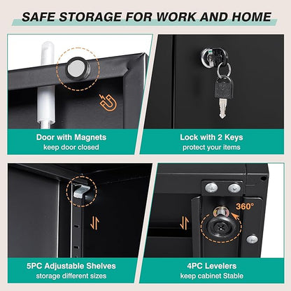 SISESOL Metal Storage Cabinet - Image 7