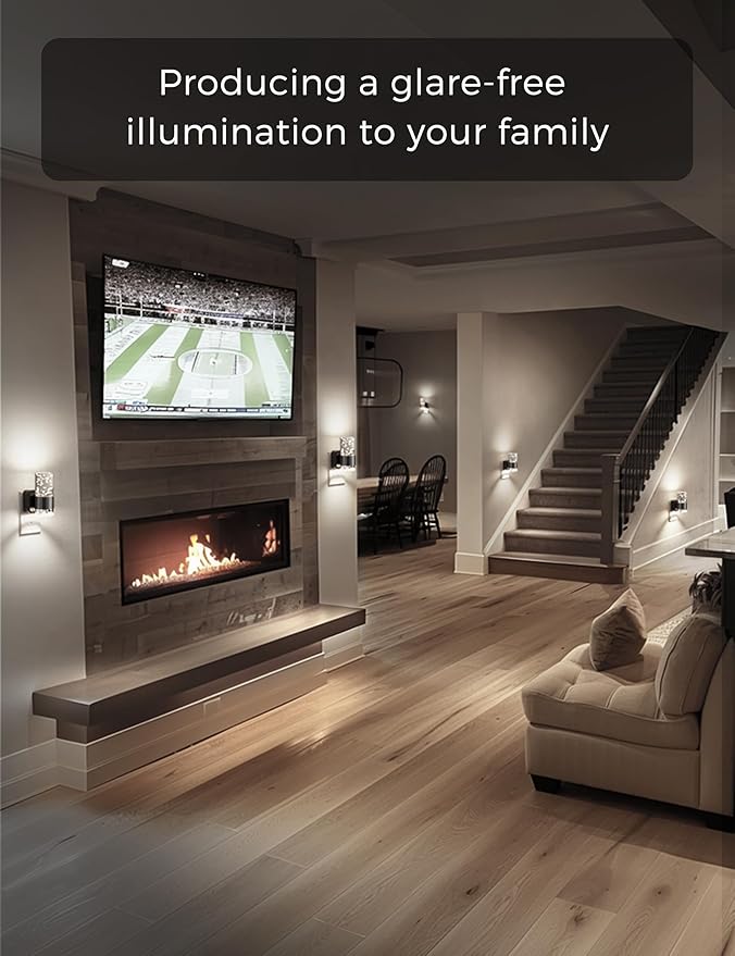 L LOHAS LED Night Light, Dimmable Night Lights Plug into Wall, 2 Pack Acrylic - Image 7