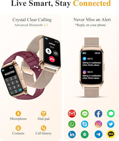 ChronArk Fitness Tracker Watch for Women Men, Step Counter Compatible - Image 2